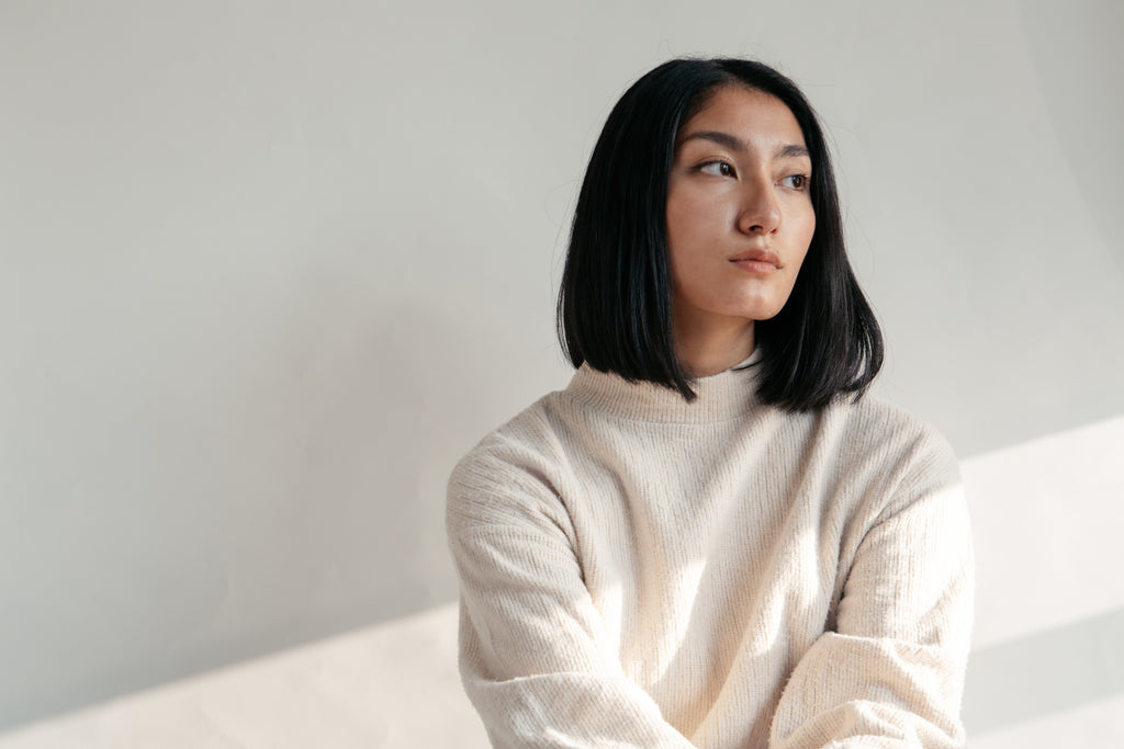 White Crewneck Jumper